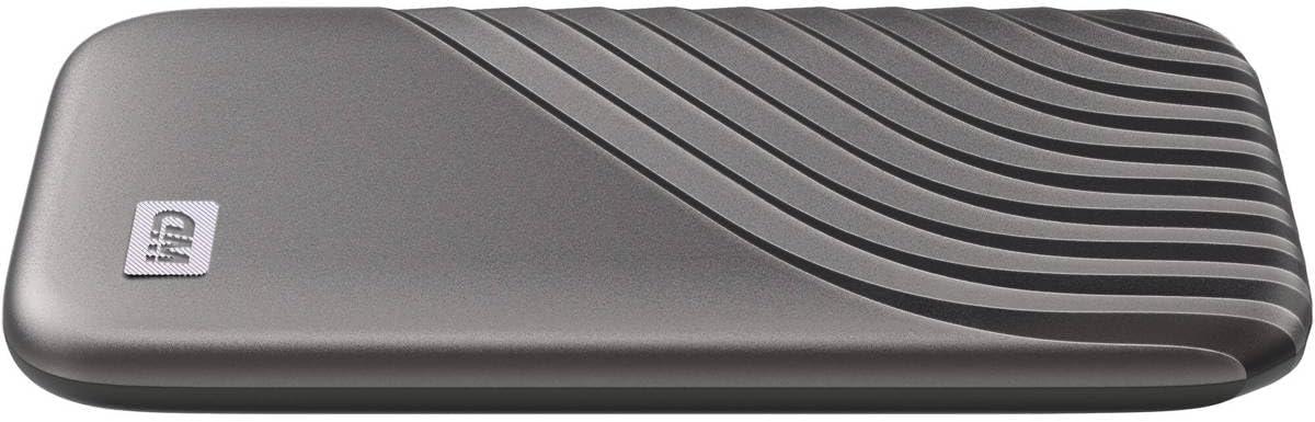 imageWestern Digital 2TB My Passport SSD Portable External Solid State Drive Red Sturdy and Blazing Fast Password Protection with Hardware Encryption  WDBAGF0020BRDWESNGray