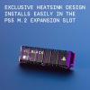 imageWDBLACK 1TB SN850P NVMe M2 SSD Officially Licensed Storage Expansion for PS5 Consoles up to 7300MBs with heatsink  WDBBYV0010BNCWRSN4TB