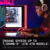 imageWDBLACK 4TB SN850X NVMe Internal Gaming SSD Solid State Drive  Gen4 PCIe M2 2280 Up to 7300 MBs  WDS400T2X0E4TB