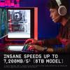 imageWDBLACK 4TB SN850X NVMe Internal Gaming SSD Solid State Drive  Gen4 PCIe M2 2280 Up to 7300 MBs  WDS400T2X0E8TB