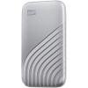 imageWestern Digital 2TB My Passport SSD Portable External Solid State Drive Red Sturdy and Blazing Fast Password Protection with Hardware Encryption  WDBAGF0020BRDWESNSilver