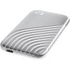 imageWestern Digital 2TB My Passport SSD Portable External Solid State Drive Red Sturdy and Blazing Fast Password Protection with Hardware Encryption  WDBAGF0020BRDWESNSilver