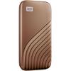 imageWestern Digital 2TB My Passport SSD Portable External Solid State Drive Red Sturdy and Blazing Fast Password Protection with Hardware Encryption  WDBAGF0020BRDWESNGold