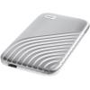 imageWestern Digital 2TB My Passport SSD Portable External Solid State Drive Red Sturdy and Blazing Fast Password Protection with Hardware Encryption  WDBAGF0020BRDWESNSilver