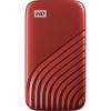 imageWestern Digital 2TB My Passport SSD Portable External Solid State Drive Red Sturdy and Blazing Fast Password Protection with Hardware Encryption  WDBAGF0020BRDWESNRed