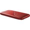 imageWestern Digital 2TB My Passport SSD Portable External Solid State Drive Red Sturdy and Blazing Fast Password Protection with Hardware Encryption  WDBAGF0020BRDWESNRed