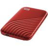 imageWestern Digital 2TB My Passport SSD Portable External Solid State Drive Red Sturdy and Blazing Fast Password Protection with Hardware Encryption  WDBAGF0020BRDWESNRed