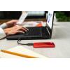 imageWestern Digital 2TB My Passport SSD Portable External Solid State Drive Red Sturdy and Blazing Fast Password Protection with Hardware Encryption  WDBAGF0020BRDWESNRed