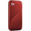 imageWestern Digital 2TB My Passport SSD Portable External Solid State Drive Red Sturdy and Blazing Fast Password Protection with Hardware Encryption  WDBAGF0020BRDWESNRed