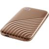 imageWestern Digital 2TB My Passport SSD Portable External Solid State Drive Red Sturdy and Blazing Fast Password Protection with Hardware Encryption  WDBAGF0020BRDWESNGold