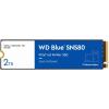 imageWestern Digital 2TB WD Blue SN580 NVMe Internal Solid State Drive SSD  Gen4 x4 PCIe 16Gbs M2 2280 Up to 4150 MBs  WDS200T3B0E2TB