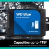 imageWestern Digital 4TB WD Blue SA510 SATA Internal Solid State Drive SSD  SATA III 6 Gbs 25quot7mm Up to 560 MBs  WDS400T3B0A2TB