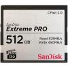 imageSanDisk 256GB Extreme PRO CFast 20 Memory Card  SDCFSP256GG46D Silver512GB