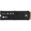 imageWDBLACK 1TB SN850P NVMe M2 SSD Officially Licensed Storage Expansion for PS5 Consoles up to 7300MBs with heatsink  WDBBYV0010BNCWRSN1TB