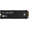 imageWDBLACK 1TB SN850P NVMe M2 SSD Officially Licensed Storage Expansion for PS5 Consoles up to 7300MBs with heatsink  WDBBYV0010BNCWRSN8TB