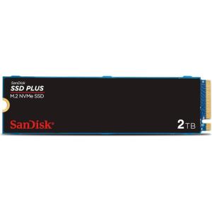 imageSanDisk 500GB SSD Plus M2 NVMe SSD  PCIE Gen 30 Up to 2400 MBs  Internal Solid State Drive  SDSSDA3N500GG262TB