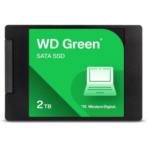 imageWestern Digital 2TB WD Green Internal PC SSD Solid State Drive  SATA III 6 Gbs 25quot7mm Up to 550 MBs  WDS200T2G0A2TB