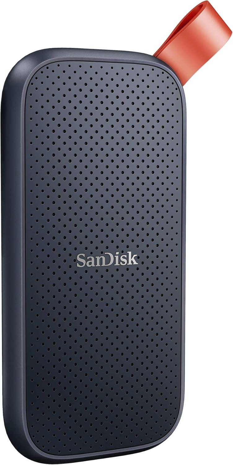 imageSanDisk 1TB Portable SSD  Up to 520MBs USBC USB 32 Gen 2  SDSSDE301T00G25Black