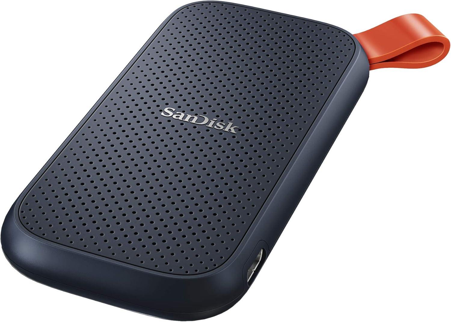 imageSanDisk 1TB Portable SSD  Up to 520MBs USBC USB 32 Gen 2  SDSSDE301T00G25Black