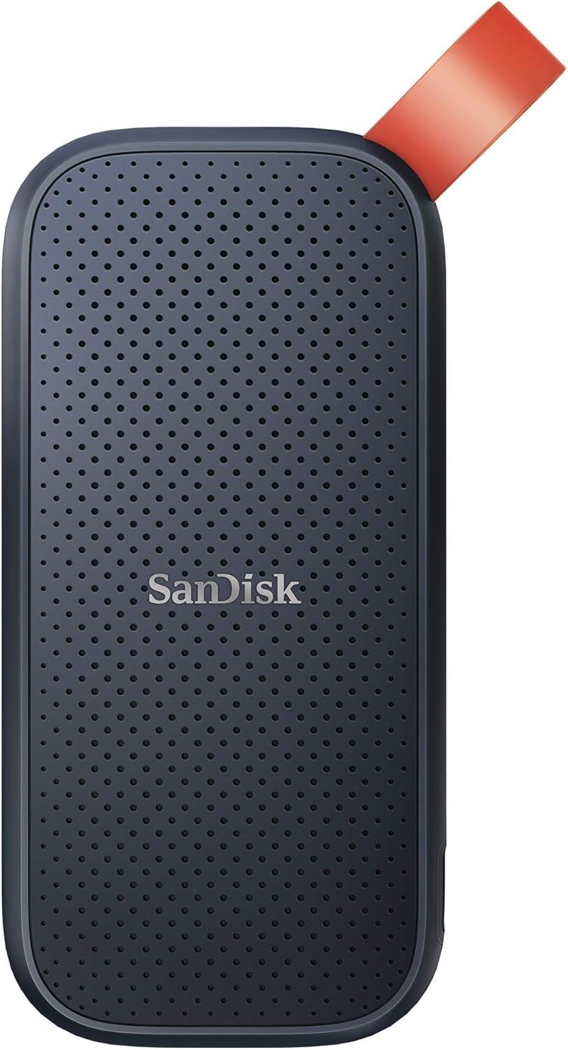 imageSanDisk 1TB Portable SSD  Up to 520MBs USBC USB 32 Gen 2  SDSSDE301T00G25Black