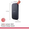 imageSanDisk 1TB Portable SSD  Up to 520MBs USBC USB 32 Gen 2  SDSSDE301T00G25Black