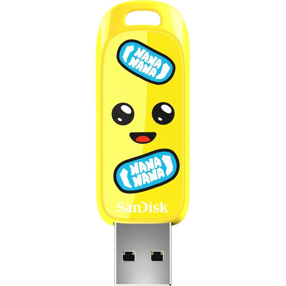 imageSanDisk 128GB Fortnite USB Flash Drive Peely Edition  Up to 130MBs USB TypeA for Smartphones Gaming Consoles and Computers  SDCZIF128GG46Peely Yellow