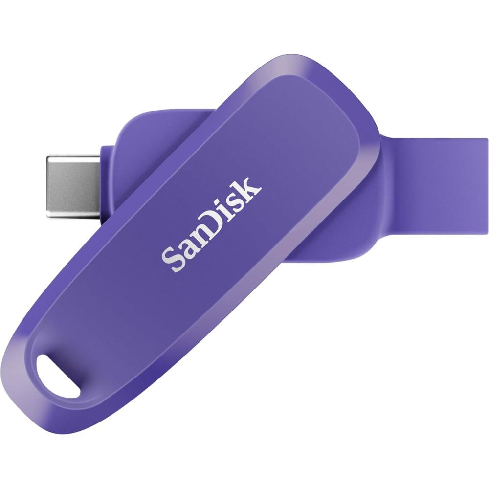 imageSanDisk 512GB Phone Drive for Android  The 2in1 USB for Smartphones Tablets and Computers  Thumb Drive with USB TypeC and TypeA Connectors Purple Opulence  SDDDC6512GG46POPurple Opulence