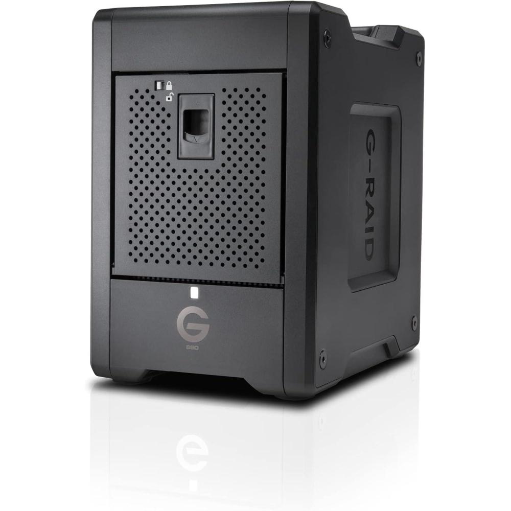imageSanDisk Professional 16TB GRAID Shuttle SSD  Transportable 8Bay External Solid State Drive Thunderbolt 3 and USBC Hardware RAID up to 2800MBs Read  SDPS24H016TNBAAB16TB