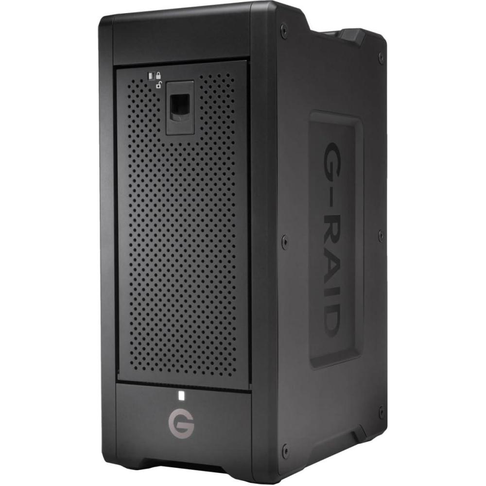 imageSanDisk Professional 96TB GRAID Shuttle 8  Transportable EnterpriseClass 8Bay External Hard Drive Thunderbolt 3 and USBC Hardware RAID Up to 1900MBs Read  SDPH48H096TNBAAB160TB