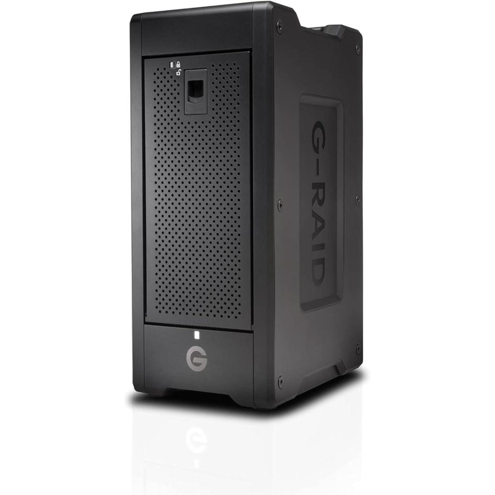 imageSanDisk Professional 96TB GRAID Shuttle 8  Transportable EnterpriseClass 8Bay External Hard Drive Thunderbolt 3 and USBC Hardware RAID Up to 1900MBs Read  SDPH48H096TNBAAB192TB