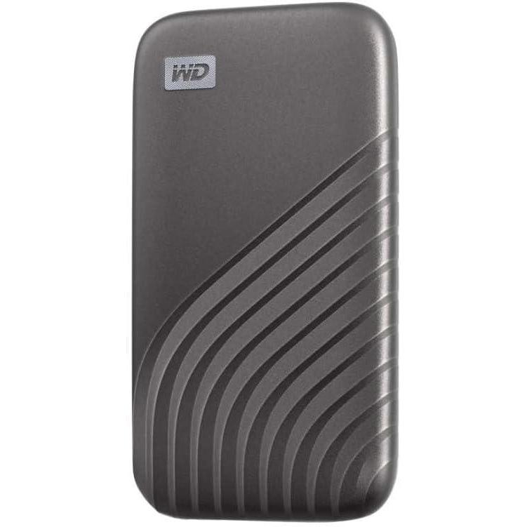 imageWestern Digital 2TB My Passport SSD Portable External Solid State Drive Red Sturdy and Blazing Fast Password Protection with Hardware Encryption  WDBAGF0020BRDWESNGray