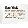 imageSanDisk 32GB MAX Endurance microSDHC Card with Adapter for Home Security Cameras and Dash cams  C10 U3 V30 4K UHD Micro SD Card  SDSQQVR032GGN6IA256GB