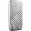 imageWestern Digital 2TB My Passport SSD Portable External Solid State Drive Red Sturdy and Blazing Fast Password Protection with Hardware Encryption  WDBAGF0020BRDWESNSilver