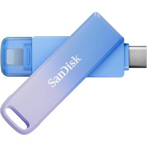imageSanDisk 256GB Creator Phone Drive  for iPhone iPad Laptop ampamp Mac  Includes USB TypeC and Lightning Connectors  Automatic Backup 3 Months of Adobe Lightroom Included  SDIXD0N256GGN6TPPhone Drive
