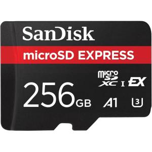 imageSanDisk 256GB microSD Express Card  Works with NintendoSwitch 2 Up to 880MBs Read Up to 650MBs Write 210MBs Sustained Write U3 C10  SDSQXFN256GGN4NN