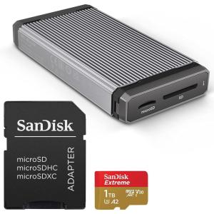 imageSanDisk 64GB Extreme microSDXC UHSI Memory Card with Adapter  Up to 170MBs with SanDisk Professional PROReader SD and microSD  High Performance Card Reader1TB
