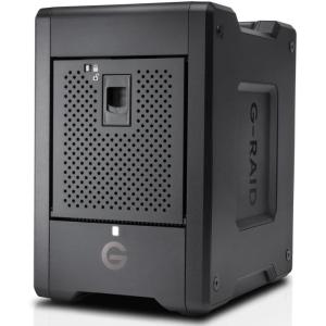 imageSanDisk Professional 24TB GRAID Shuttle 4  EnterpriseClass 4Bay External Hard Drive Thunderbolt 3 and USBC Transportable Hardware RAID  SDPH34H024TNBAAB80TB