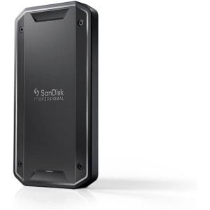 imageSanDisk Professional 2TB PROG40 SSD  Up to 3000MBs Thunderbolt 3 40Gbps USBC 10Gbps IP68 dustWater Resistance External Solid State Drive  SDPS31H002TGBC1D exFAT Version2TB