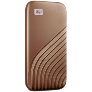 imageWestern Digital 2TB My Passport SSD Portable External Solid State Drive Red Sturdy and Blazing Fast Password Protection with Hardware Encryption  WDBAGF0020BRDWESNGold