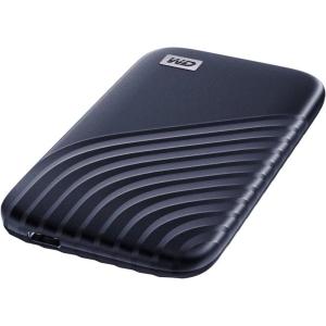 imageWestern Digital 2TB My Passport SSD Portable External Solid State Drive Red Sturdy and Blazing Fast Password Protection with Hardware Encryption  WDBAGF0020BRDWESNBlue