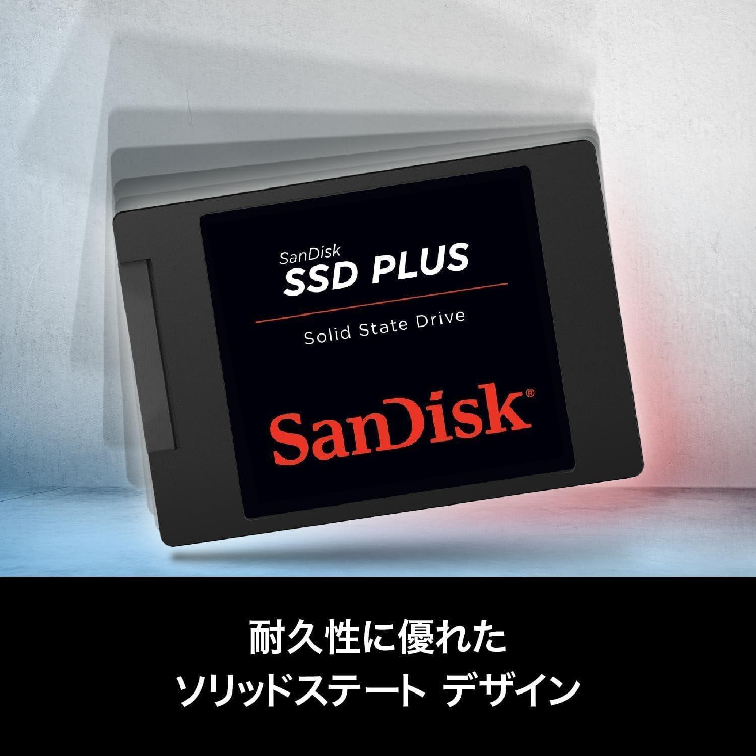 imageSanDisk SSD PLUS 240GB Internal SSD  SATA III 6 Gbs 25quot7mm Up to 530 MBs  SDSSDA240GG26240GB