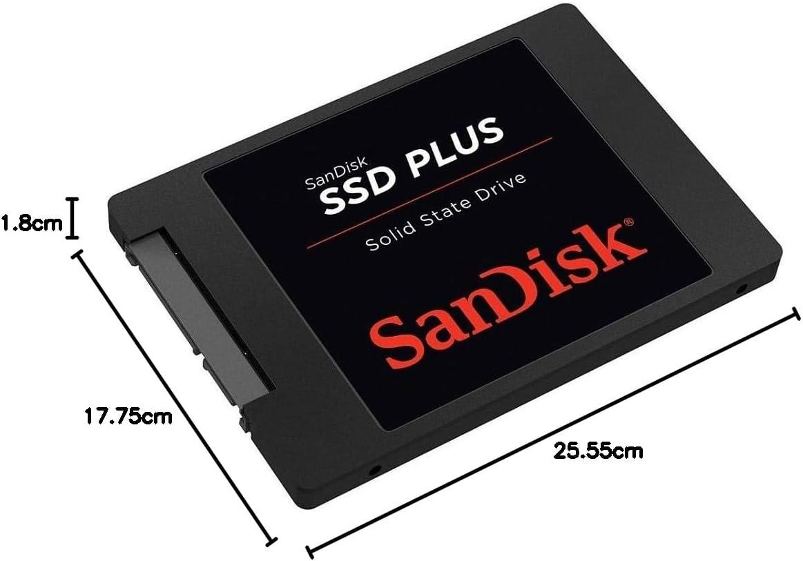 imageSanDisk SSD PLUS 240GB Internal SSD  SATA III 6 Gbs 25quot7mm Up to 530 MBs  SDSSDA240GG26240GB