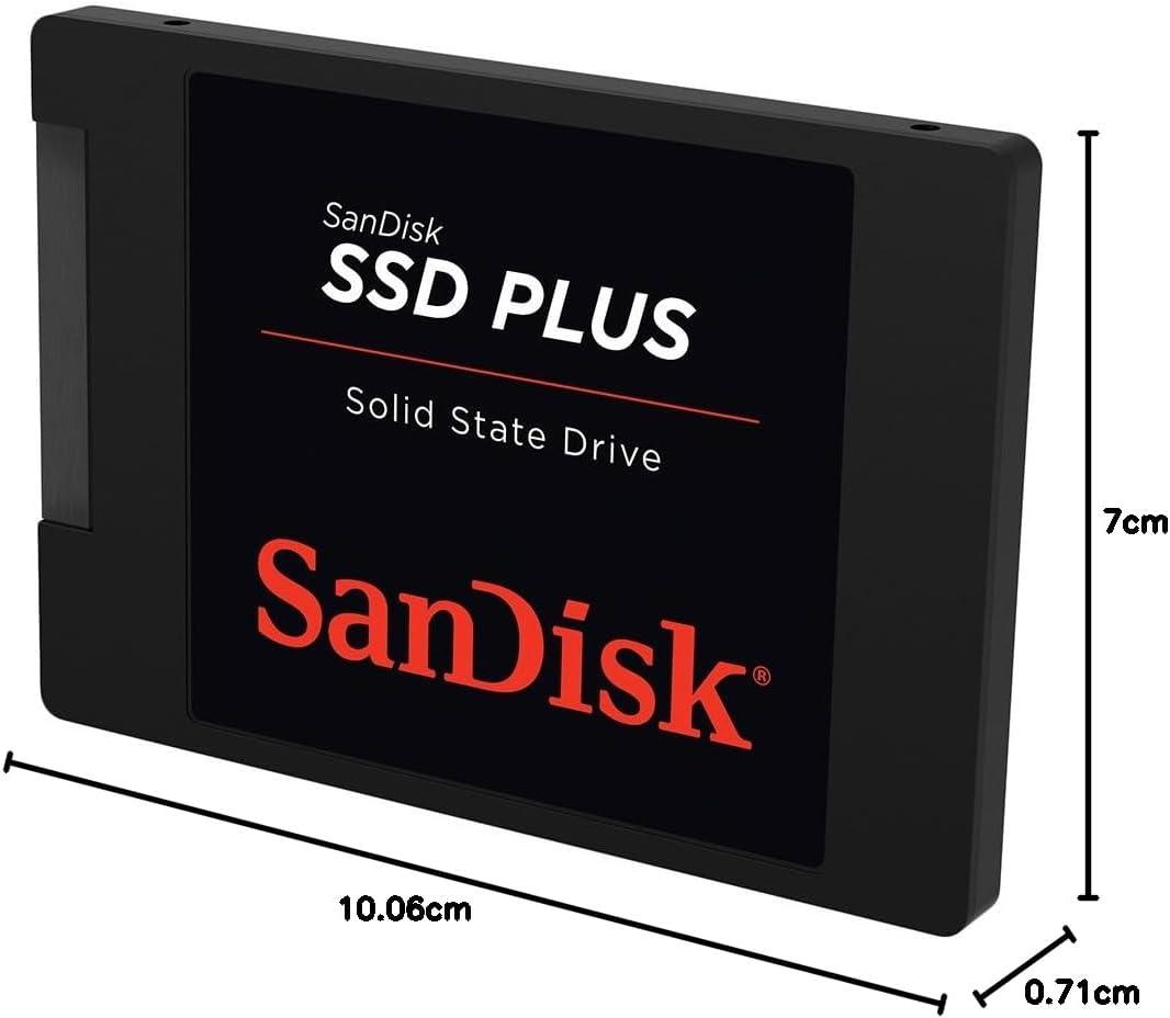 imageSanDisk SSD PLUS 240GB Internal SSD  SATA III 6 Gbs 25quot7mm Up to 530 MBs  SDSSDA240GG262TB