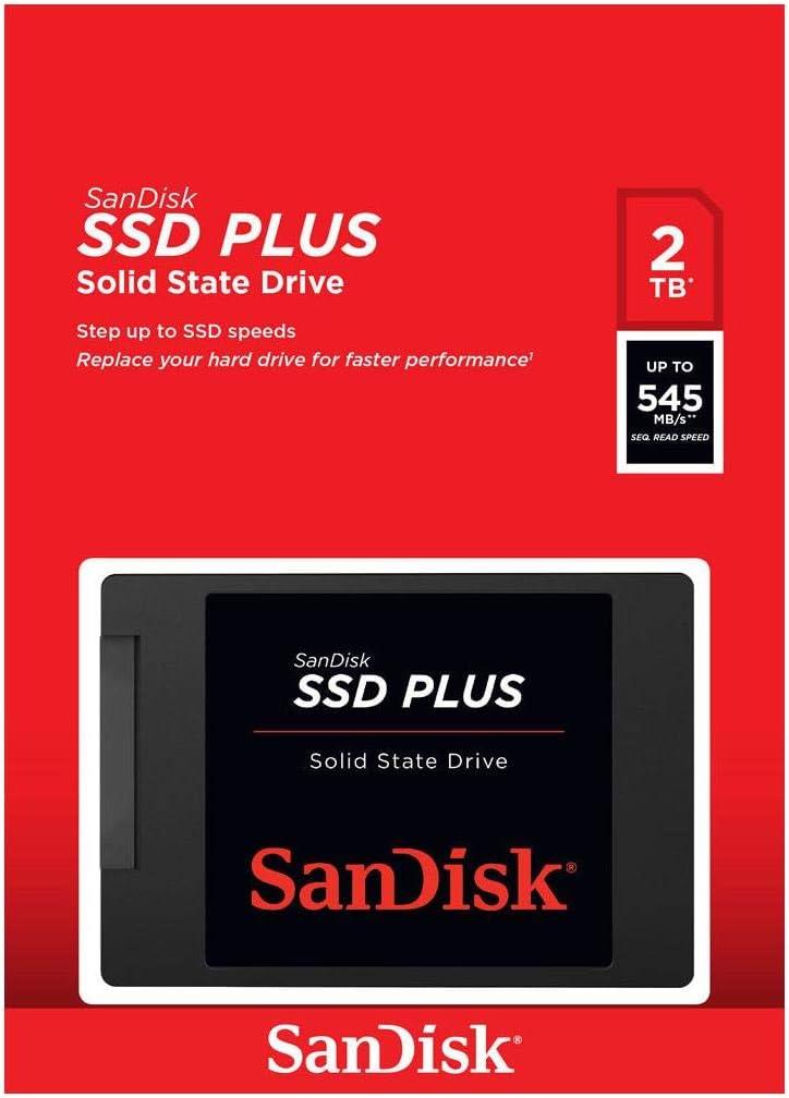 imageSanDisk SSD PLUS 240GB Internal SSD  SATA III 6 Gbs 25quot7mm Up to 530 MBs  SDSSDA240GG262TB