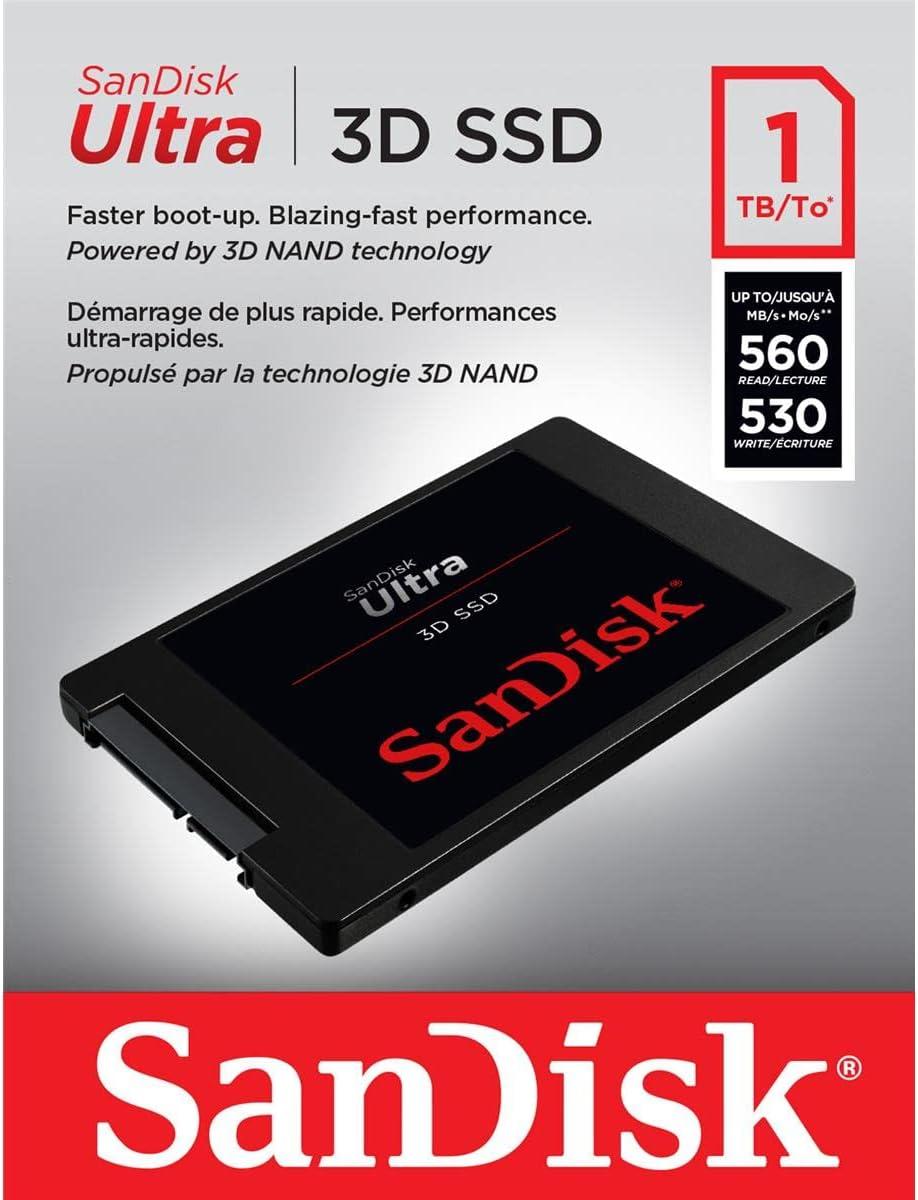 imageSanDisk Ultra 3D NAND 2TB Internal SSD  SATA III 6 Gbs 25quot7mm Up to 560 MBs  SDSSDH32T00G25Previous Generation