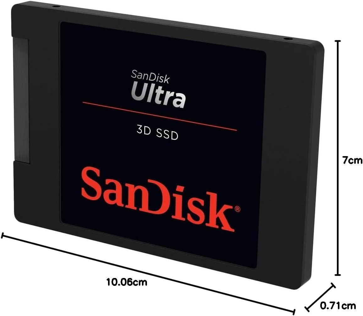 imageSanDisk Ultra 3D NAND 500GB Internal SSD  SATA III 6 Gbs 25 Inch 7 mm Up to 560 MBs  SDSSDH3500GG25Previous Generation