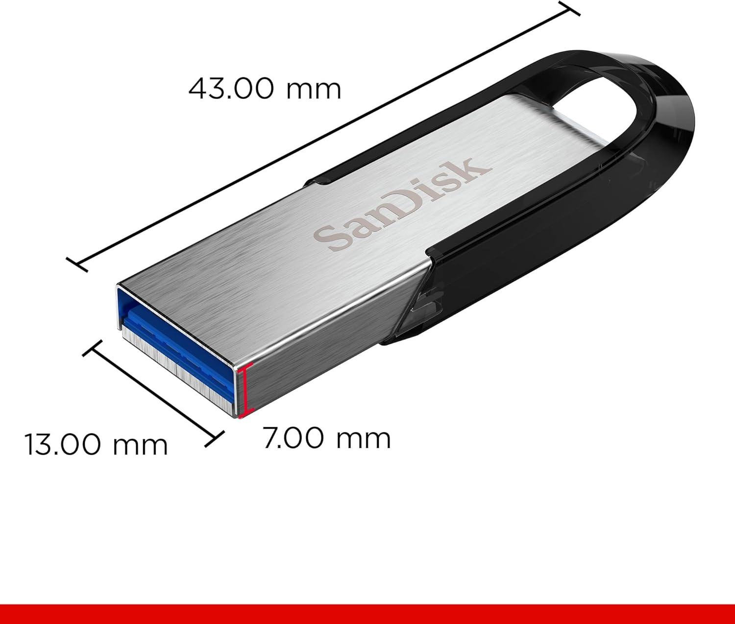 imageSanDisk 1TB Ultra Flair USB 30 Flash Drive  Up to 150MBs Read speeds HighSpeed USB 30 Performance Password Protection  Sleek Metal casing Black  SDCZ731T00G461TB