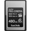 imageSanDisk 480GB PROCinema CFexpress Type A Card  Up to 1800MBs Read Speeds ampamp Up to 1650MBs Write Speed Type A Memory Card 4K6K8K Video Capture  SDCFEA480GGN4NNBlack