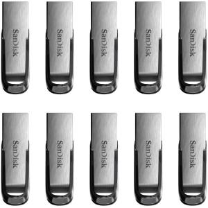 imageSanDisk 1TB Ultra Flair USB 30 Flash Drive  Up to 150MBs Read speeds HighSpeed USB 30 Performance Password Protection  Sleek Metal casing Black  SDCZ731T00G4664GB 10Pack