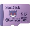 imageSanDisk 512GB Pokmon Gangar microSDXC Card Licensed for NintendoSwitch  Made for NintendoSwitch 1 OLED and Lite  SDSQXAO512GGN6ZK